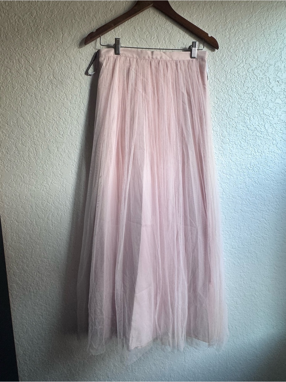 Jenny Yoo Collection Blush Pink Louise Tulle Maxi Skirt Size 4
